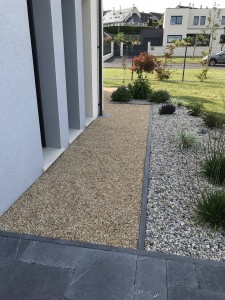 Aménagement paysager à Fleury sur Orne, réalisation Paysages Conseil