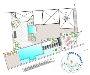 Création d&rsquo;une terrasse à Magny le Désert, Orne, réalisation Paysages Conseil