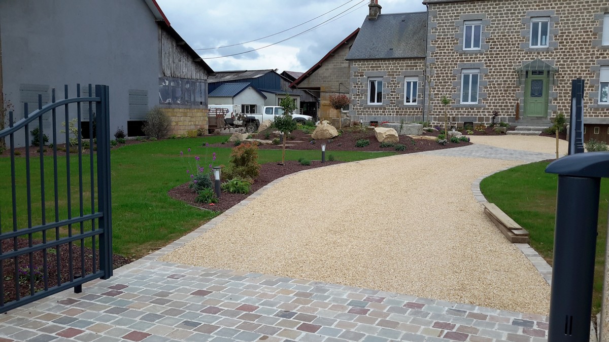 Aménagement d&rsquo;entrée extérieure