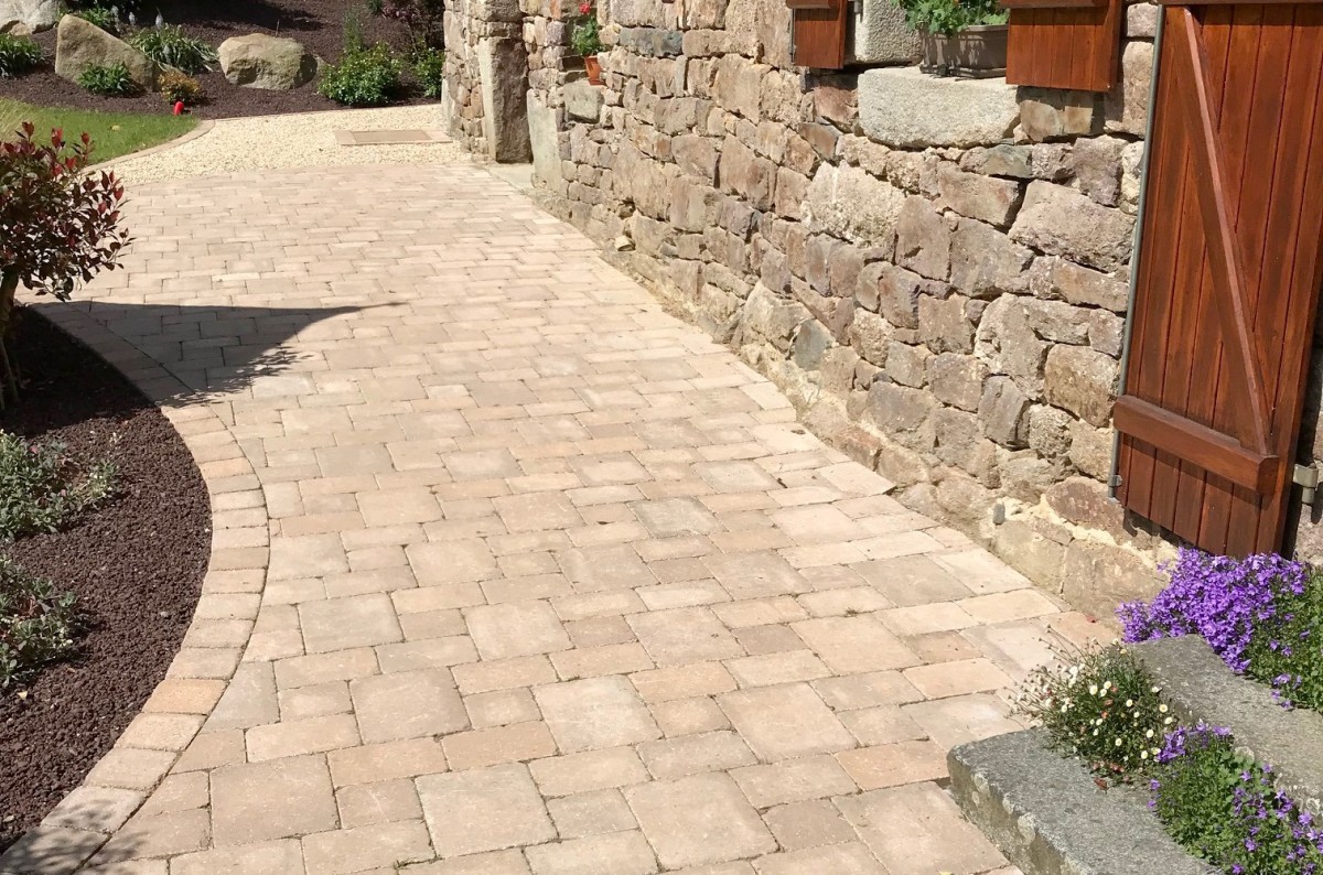Pose de pavés