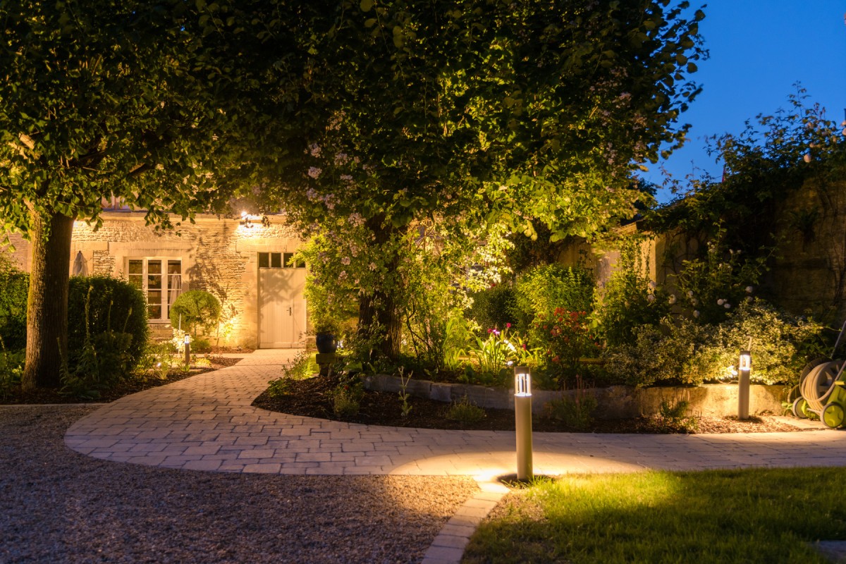 Éclairage de jardin