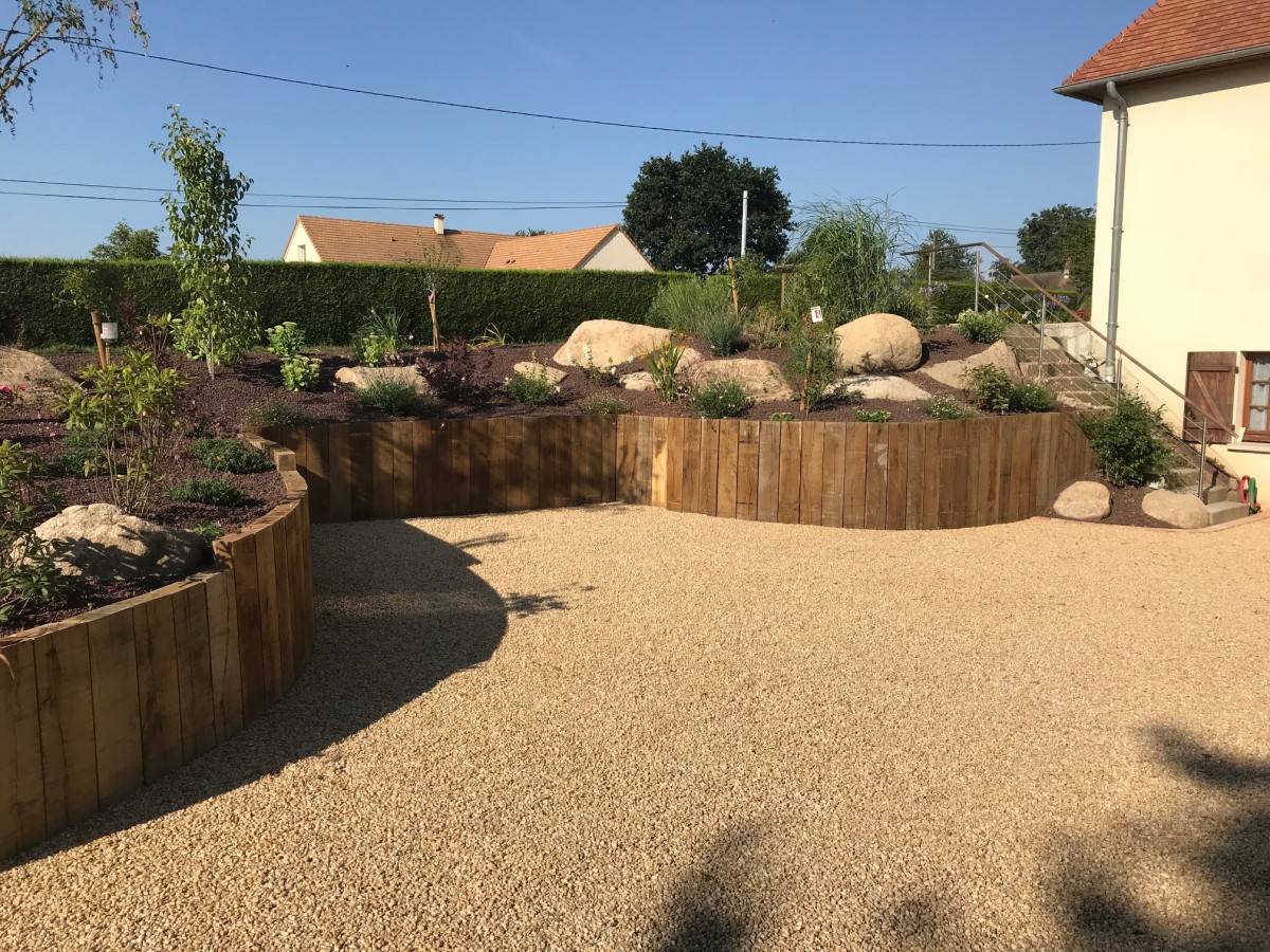 Soutènement de jardin