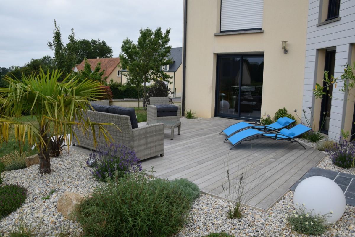 Aménagement de terrasse en bois
