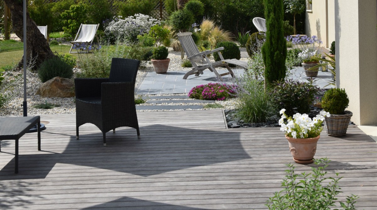 Aménagement de terrasse en bois