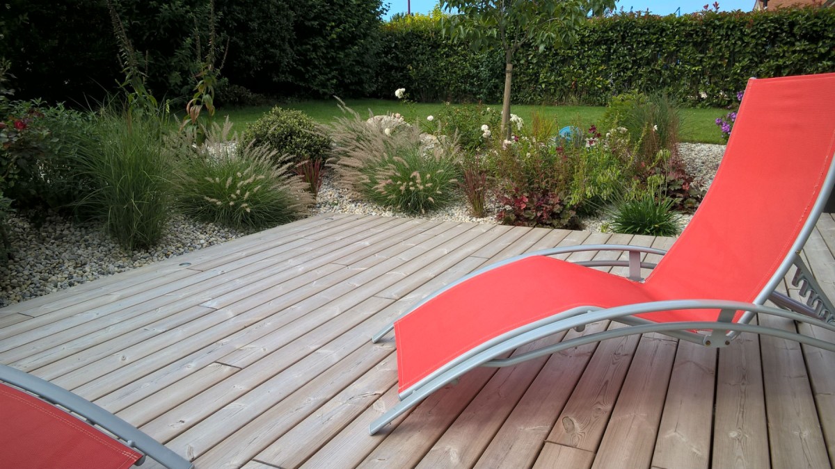 Aménagement de terrasse en bois