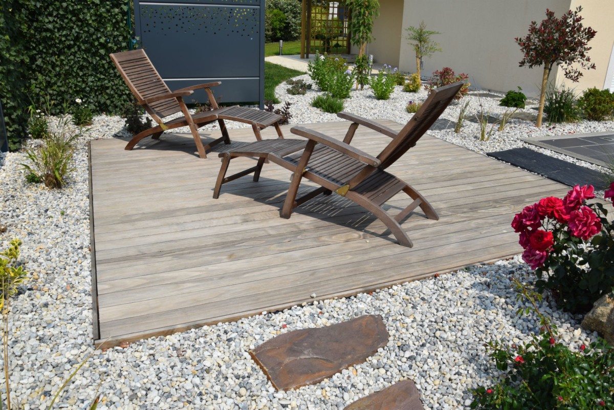 Aménagement de terrasse en bois