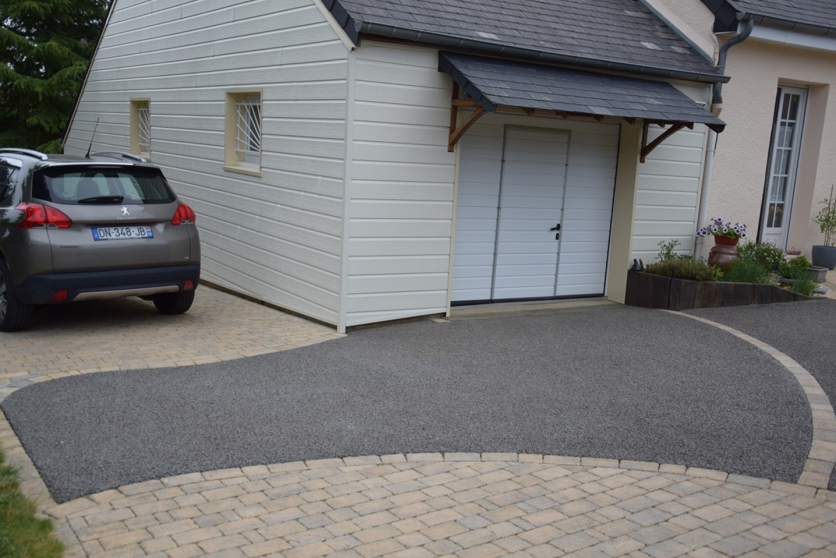 Béton drainant