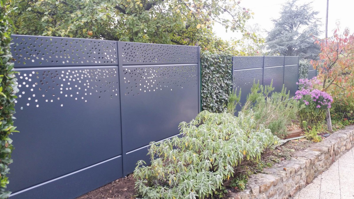 Clôture en aluminium