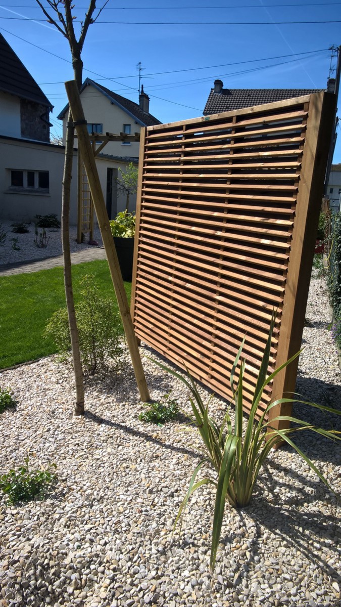 Clôture en bois
