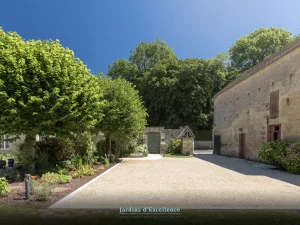 Aménagement d’une maison de caractère à Bény-Sur-Mer-Calvados, réalisation Paysages Conseil