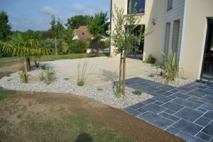 Aménagement paysager à Monceau en Bessin, Calvados, réalisation Paysages Conseil