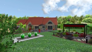 Aménagement de jardin à Goulet, Orne, réalisation Paysages Conseil