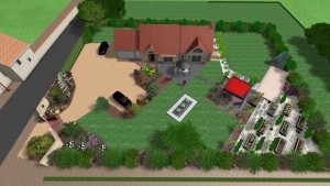 Aménagement de jardin à Goulet, Orne, réalisation Paysages Conseil