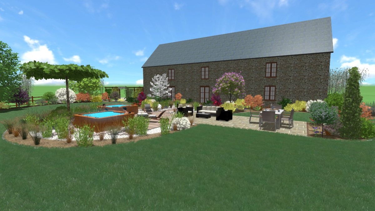 Un jardin de plaisir pour une utilisation de loisir, Calvados
