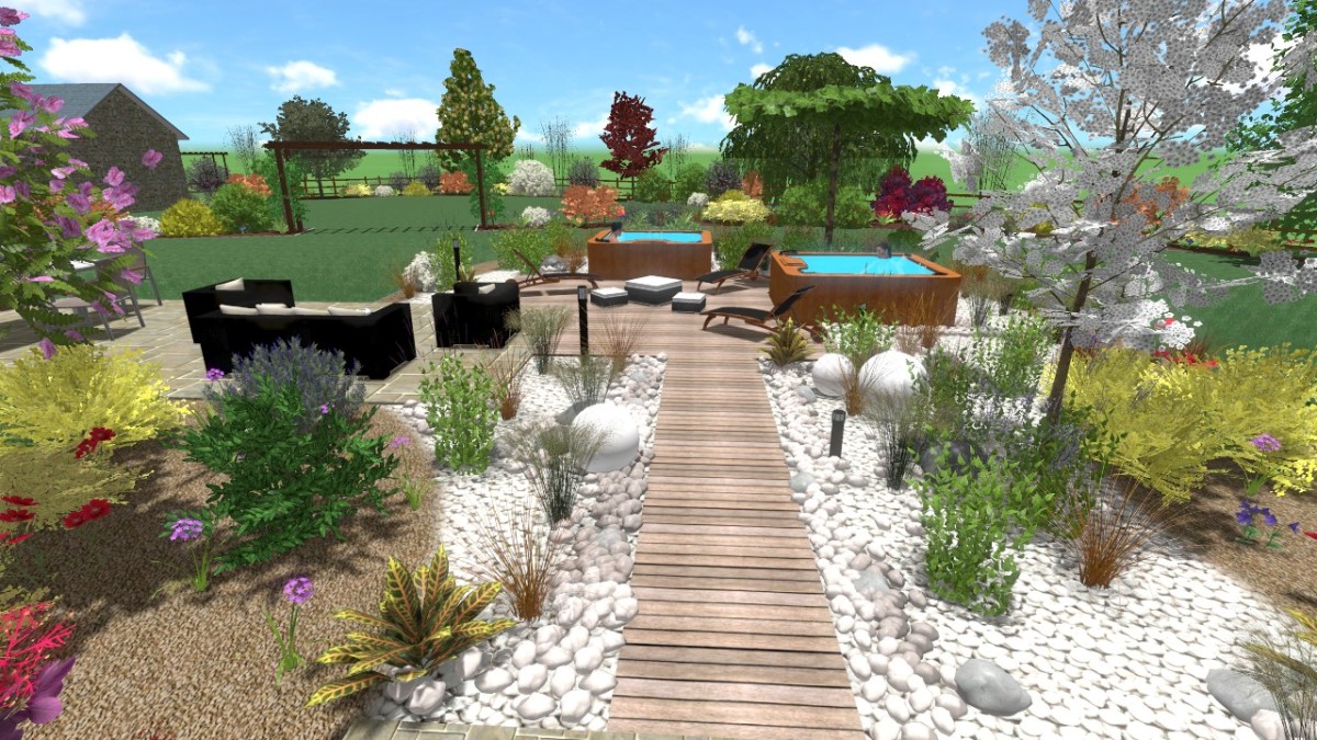 Un jardin de plaisir pour une utilisation de loisir, Calvados