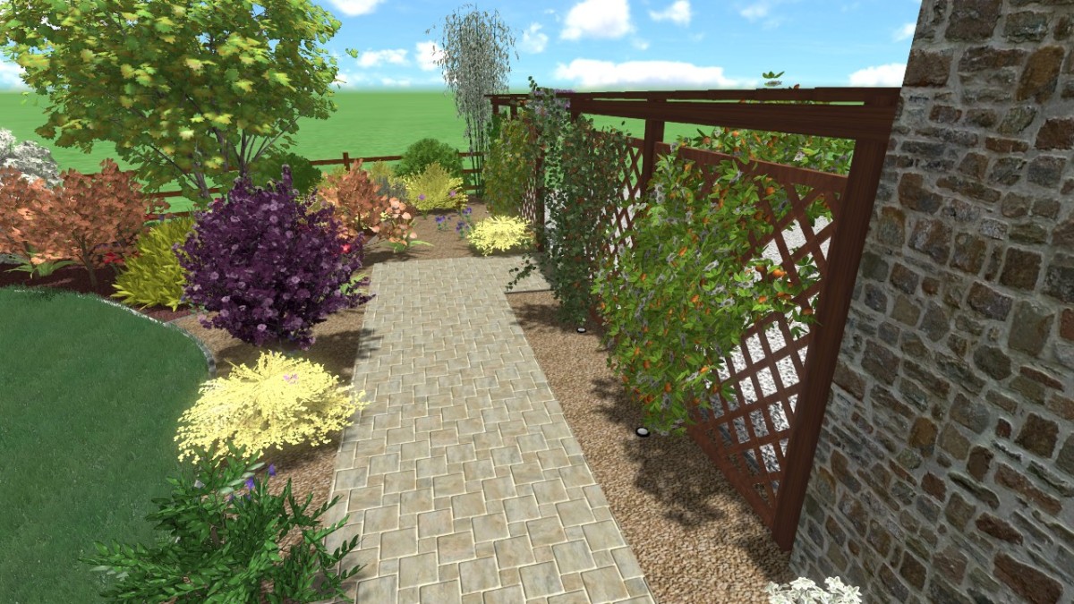 Un jardin de plaisir pour une utilisation de loisir, Calvados