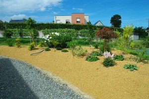 Jardin moderne et fonctionnel, Manche, réalisation Paysages Conseil