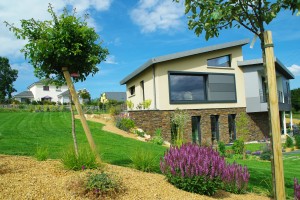 Jardin moderne et fonctionnel, Manche, réalisation Paysages Conseil