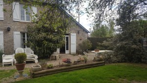 Aménagement de caractère en harmonie avec la maison, Calvados, réalisation Paysages Conseil