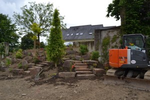 Un jardin naturellement simple, Orne, réalisation Paysages Conseil