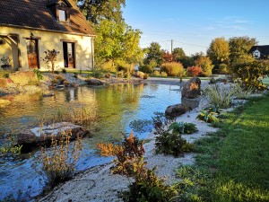 Aménagement d&rsquo;un bassin naturel, Orne, réalisation Paysages Conseil