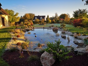 Aménagement d&rsquo;un bassin naturel, Orne, réalisation Paysages Conseil