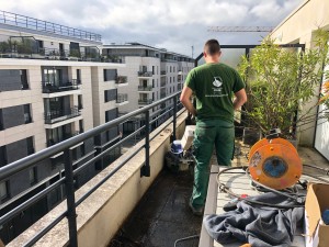 Une terrasse Caennaise pas comme les autres, Calvados, réalisation Paysages Conseil