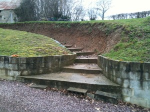 Une terrasse unique, Calvados, réalisation Paysages Conseil