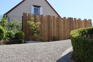 Une entrée drainante et fonctionnelle, Calvados, réalisation Paysages Conseil