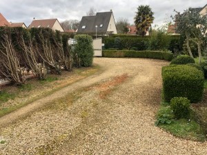 Une entrée drainante et fonctionnelle, Calvados, réalisation Paysages Conseil