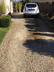 Une entrée drainante et fonctionnelle, Calvados, réalisation Paysages Conseil
