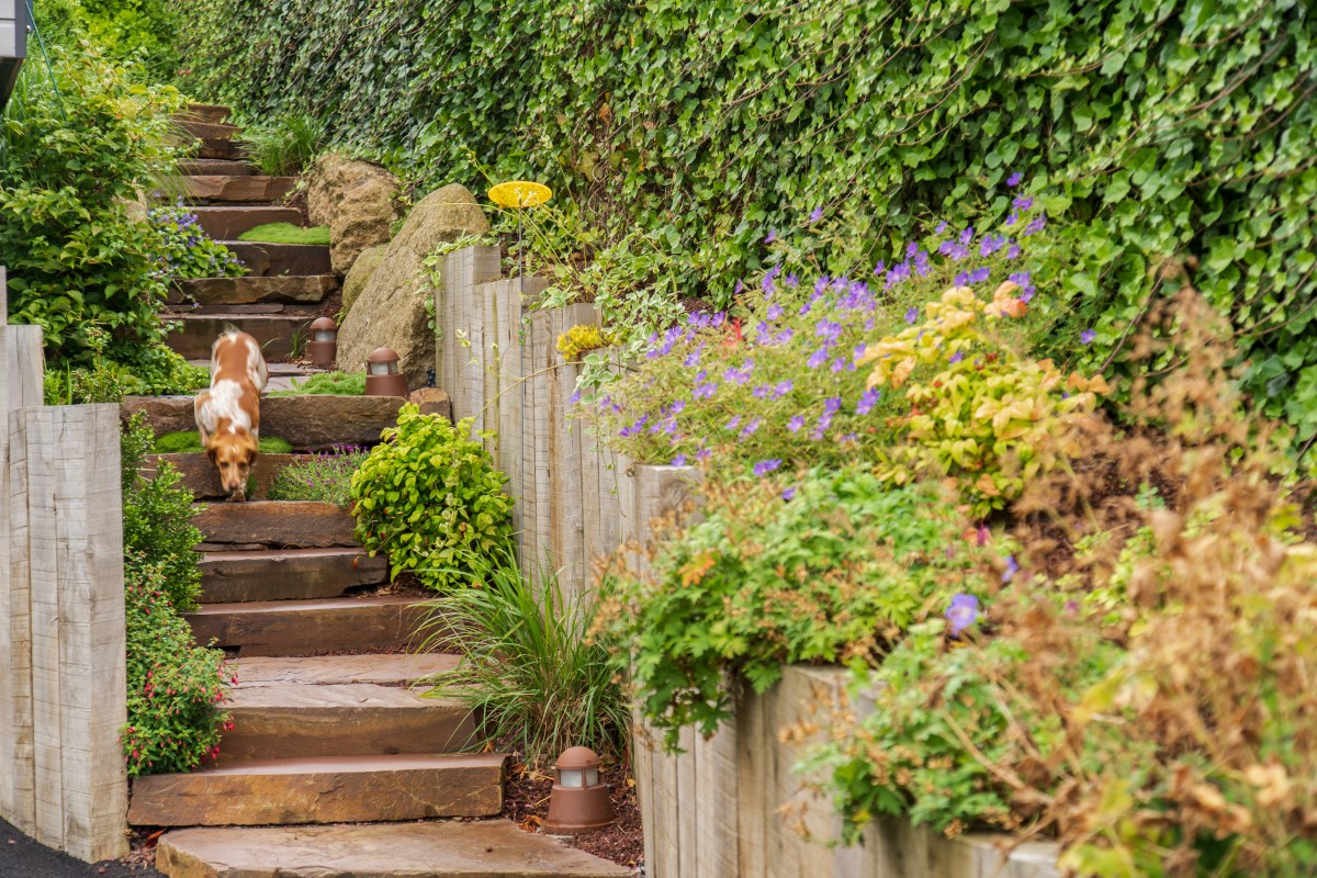 Escalier de jardin