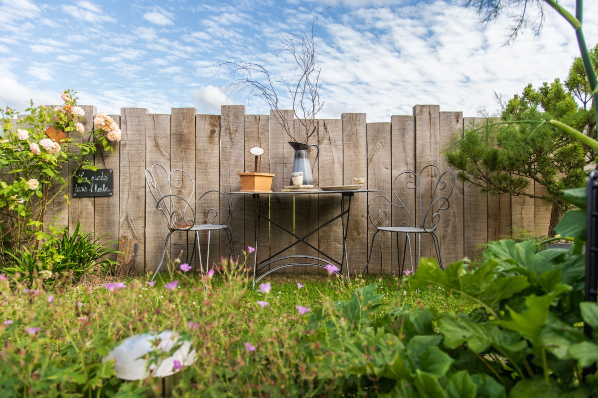Clôture en bois