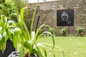Un jardin de ville contemporain, Manche, réalisation Paysages Conseil