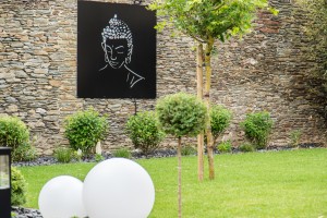 Un jardin de ville contemporain, Manche, réalisation Paysages Conseil