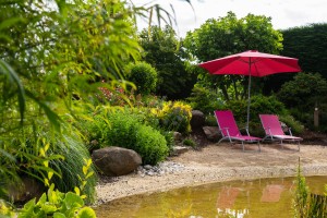 Un bassin pour le repos, Orne, réalisation Paysages Conseil