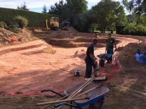 Un bassin pour le repos, Orne, réalisation Paysages Conseil