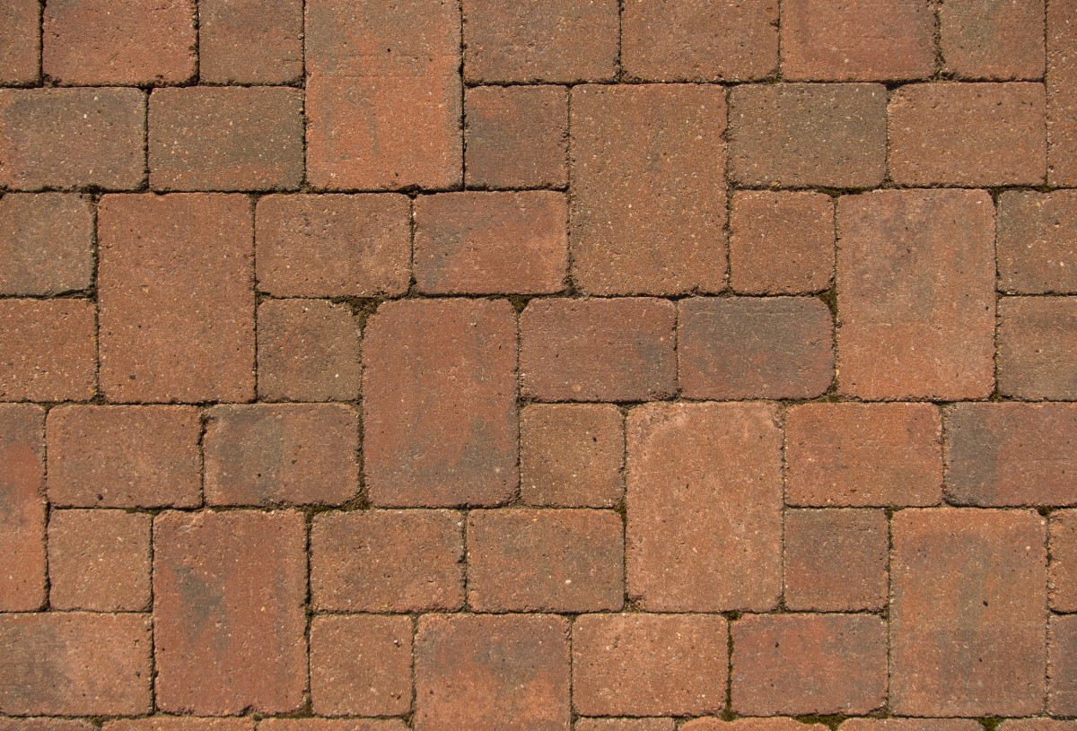 Une terrasse en pavé reconstitués, Calvados