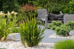 Intégration d&rsquo;un spa dans un jardin, Manche, réalisation Paysages Conseil