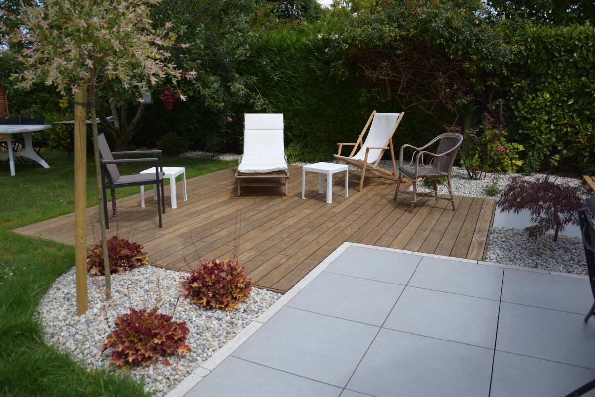 Aménagement de terrasse en bois
