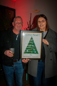Arbre de Noël 2022, réalisation Paysages Conseil