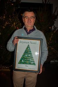 Arbre de Noël 2022, réalisation Paysages Conseil