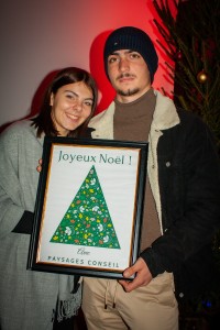 Arbre de Noël 2022, réalisation Paysages Conseil