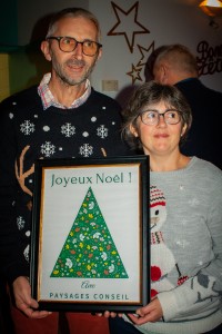 Arbre de Noël 2022, réalisation Paysages Conseil