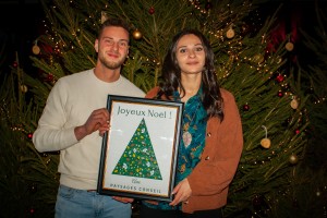 Arbre de Noël 2022, réalisation Paysages Conseil