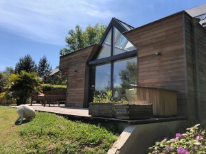Aménagement de piscine proche de Caen, réalisation Paysages Conseil