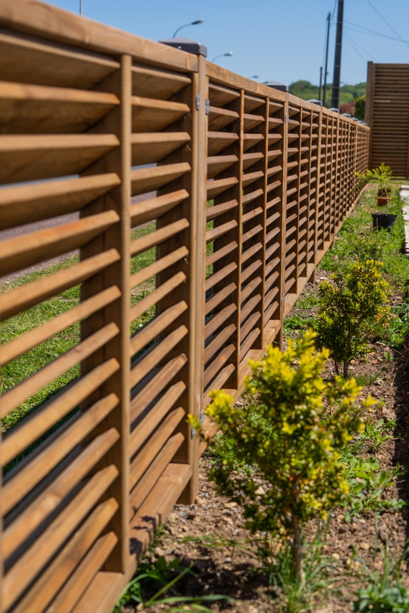 Clôture en bois