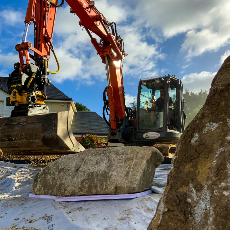 Terrassement de jardin