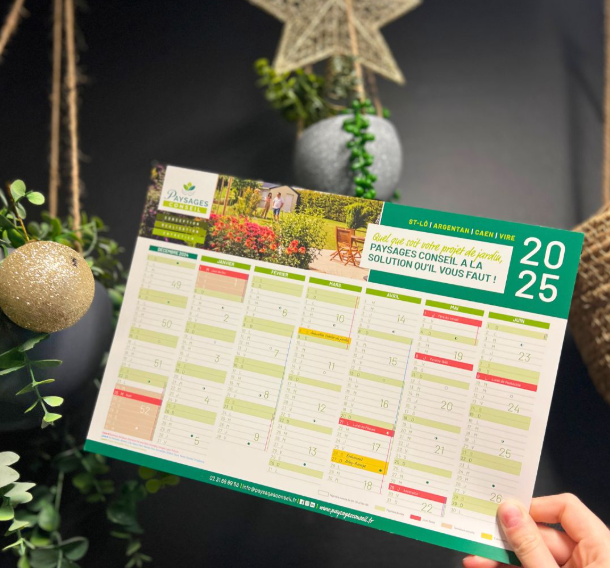 NOUVEAUTE : Calendrier 2025 Paysages Conseil