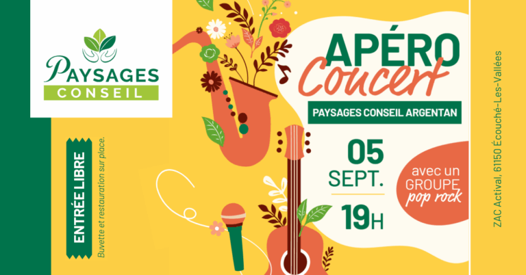Apéro concert en plein air
